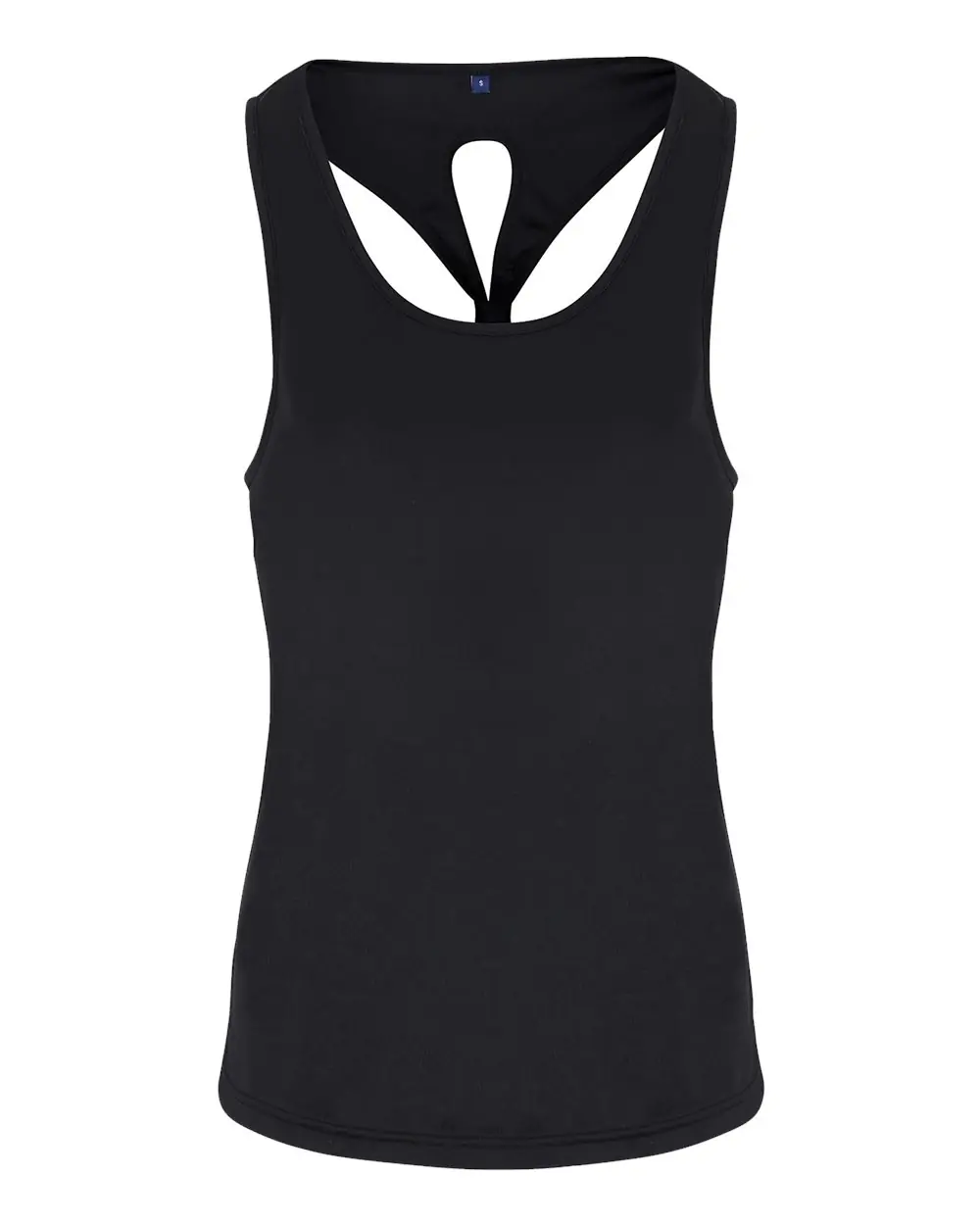 TriDri Women's Knot Back Venus Tank in Black