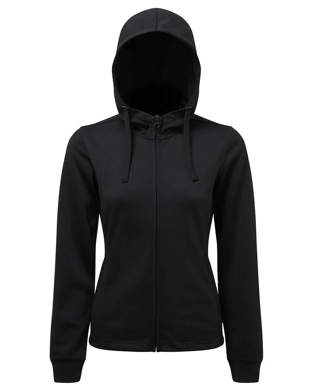 TriDri Women's Spun Dyed Full-Zip Hooded Sweatshirt