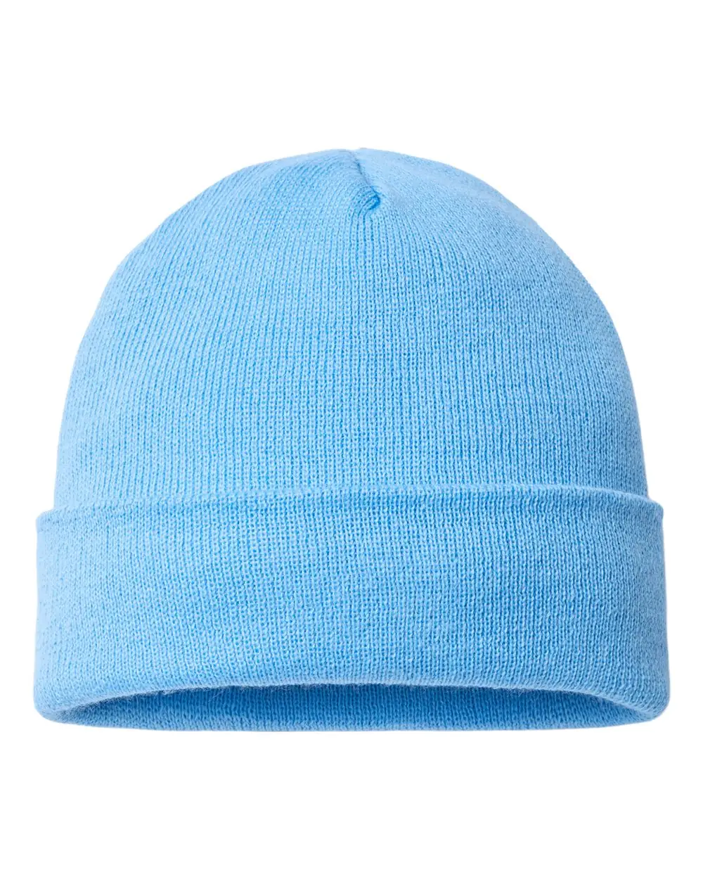 CAP AMERICA USA-Made 12" Cuffed Beanie in Carolina Blue