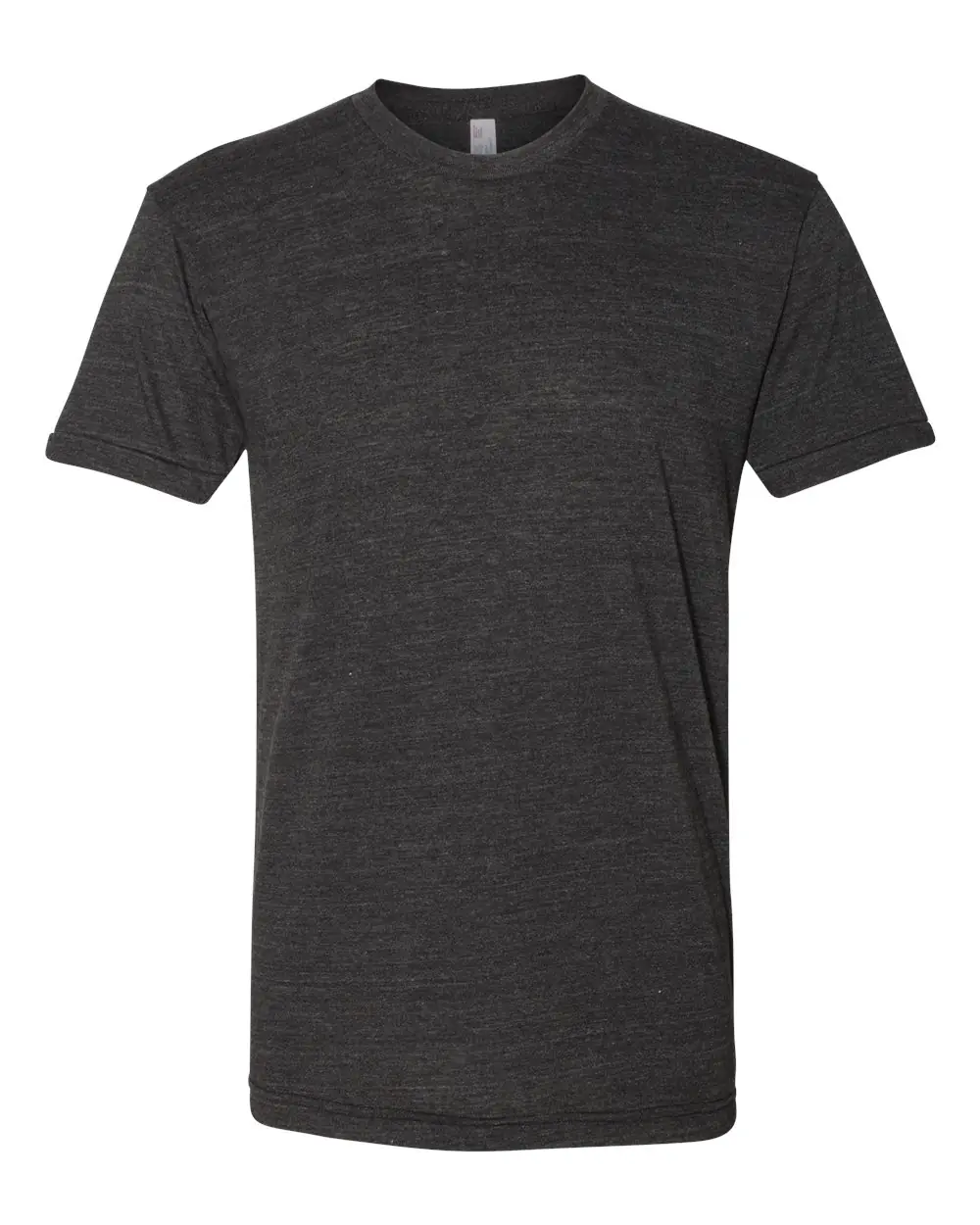 American Apparel Unisex USA-Made Triblend Track Tee in Tri-Black