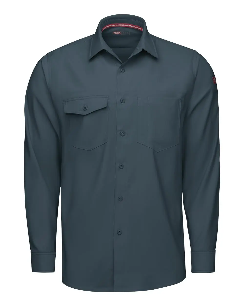 Red Kap Men's Cooling Long Sleeve Work Shirt in Arctic
