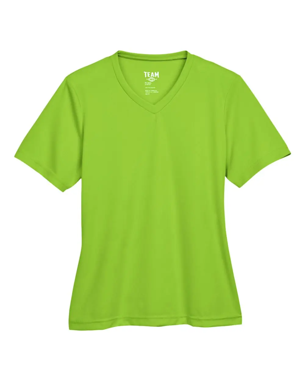 Team 365 Women's Zone Performance T-Shirt in Acid Green