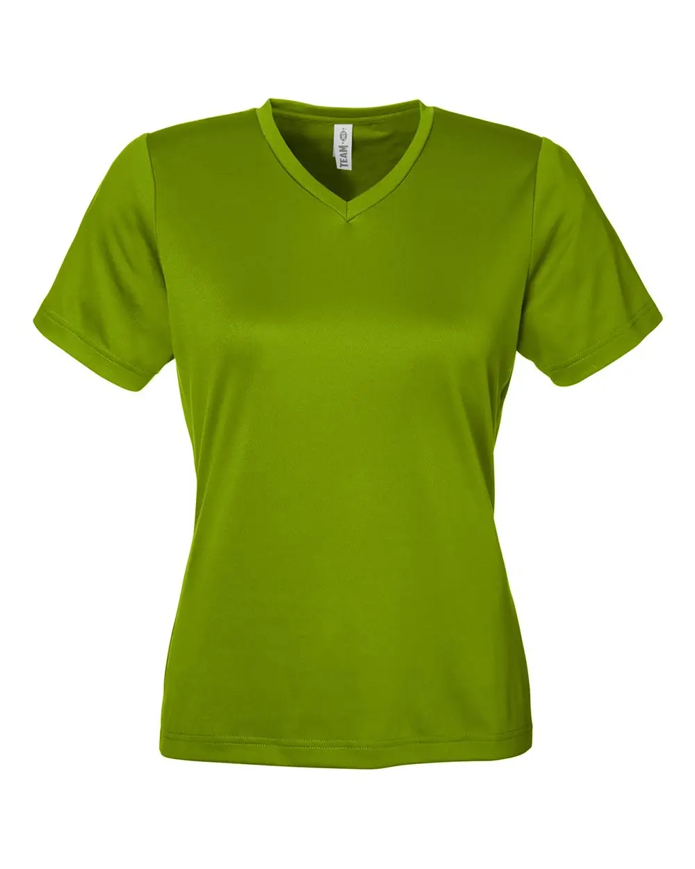 Team 365 Women's Zone Performance Mesh T-Shirt in Acid Green