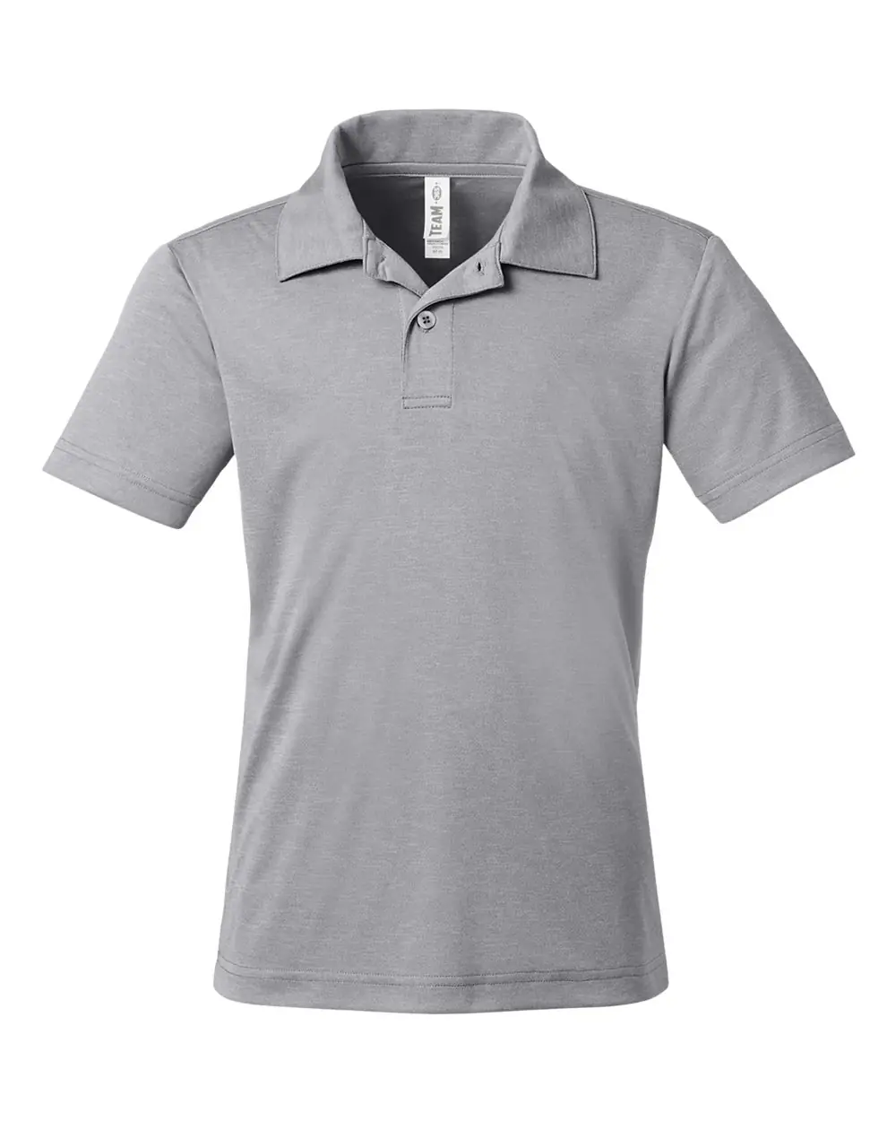 Team 365 Youth Zone Sonic Heather Performance Polo in Athletic Heather