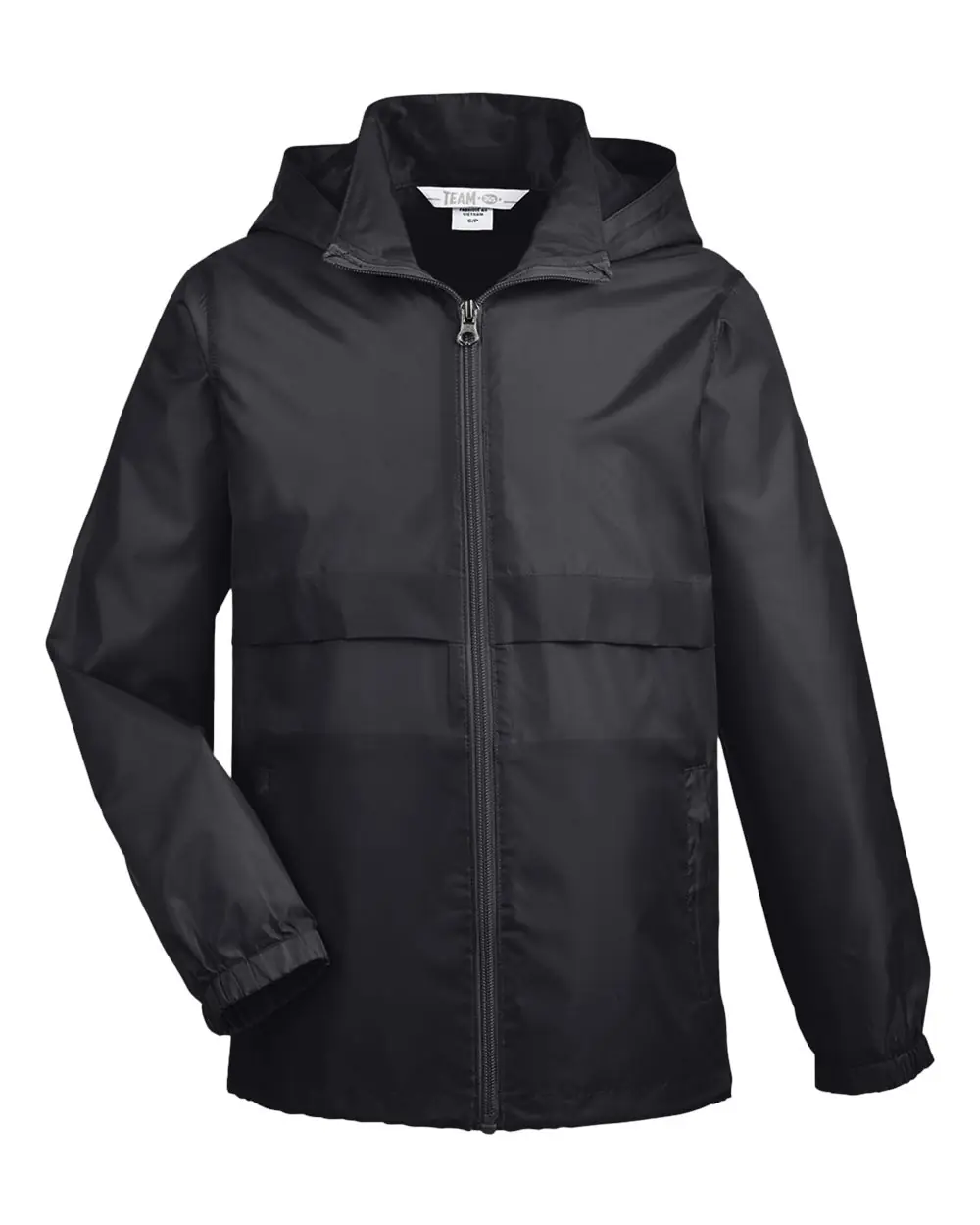 Team 365 Youth Zone Protect Lightweight Jacket in Black