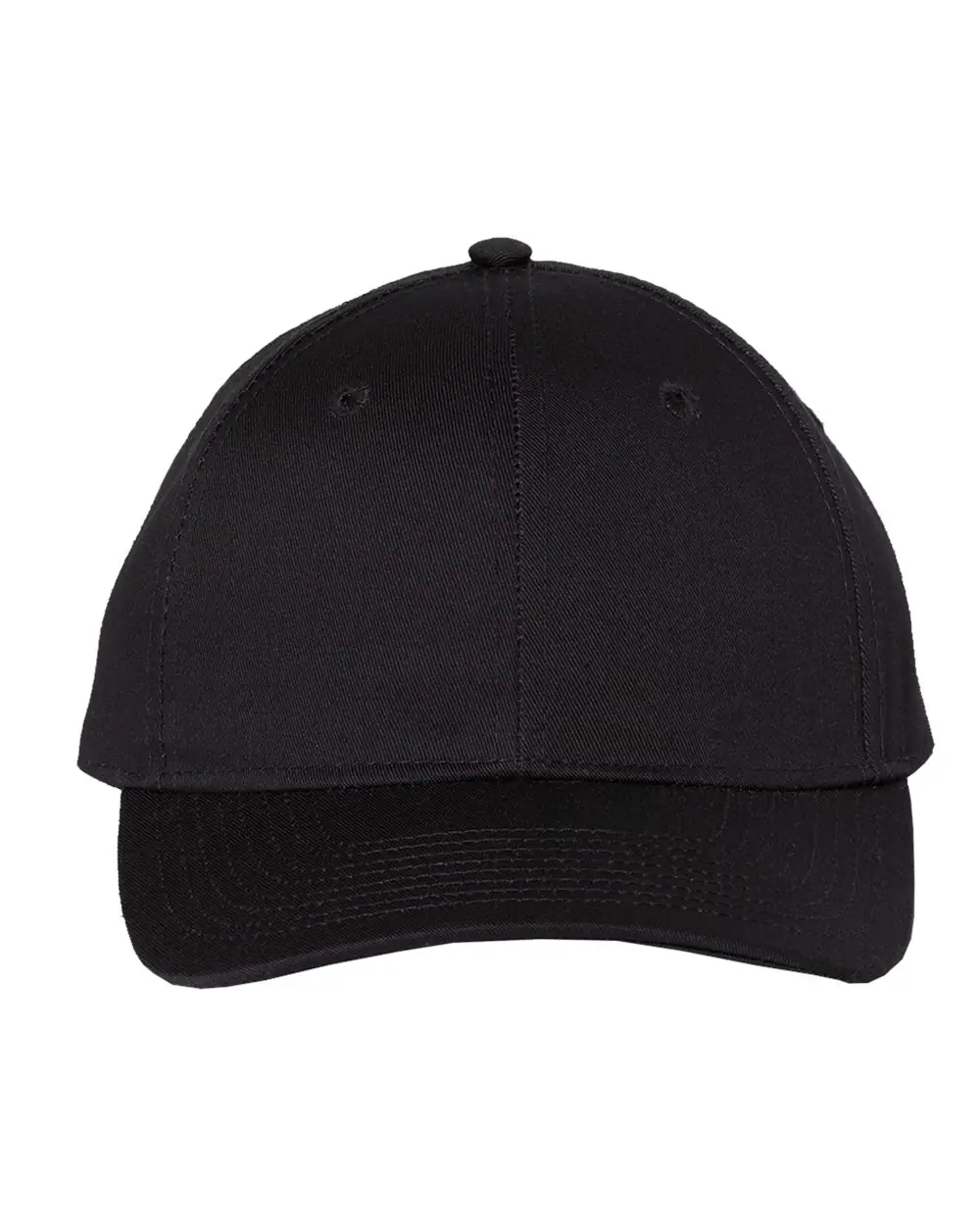 Valucap Lightweight Twill Cap in Black