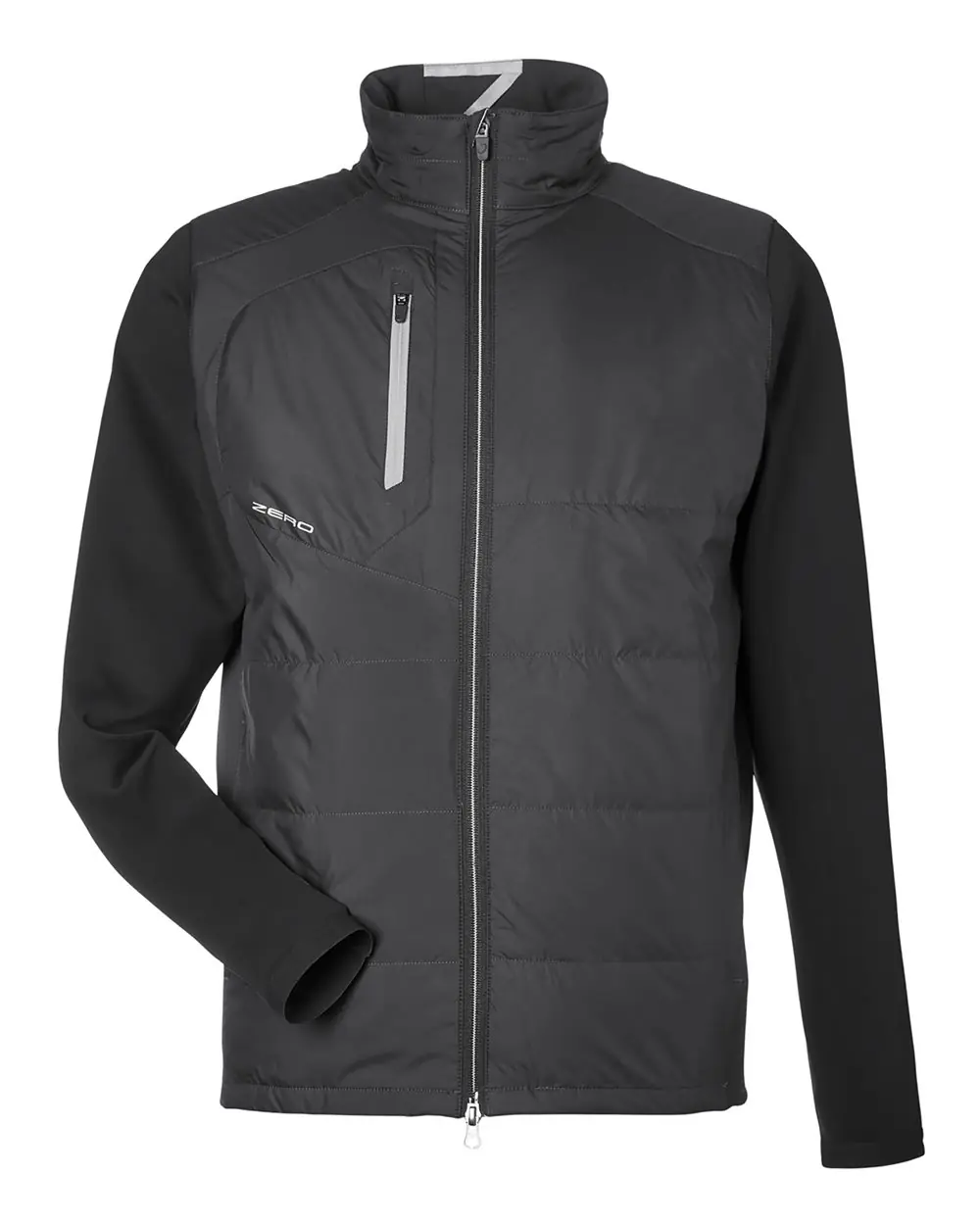 Zero Restriction Men's Lightweight Hybrid Jacket in Black