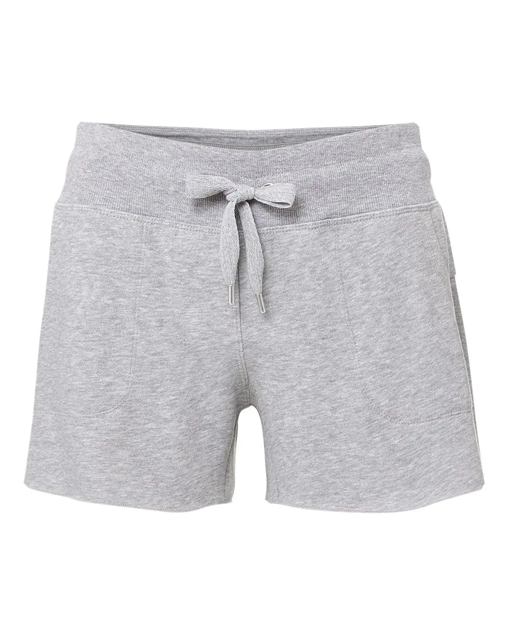 MV Sport Women's Jolene Fundamental Fleece Shorts in Heather Grey