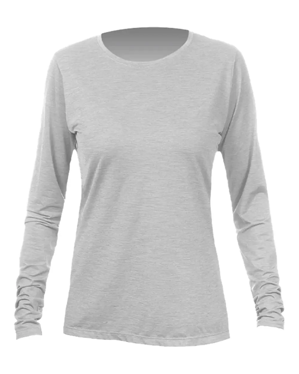 ANETIK Women's Breeze Tech Long Sleeve T-Shirt in Alloy Heathered