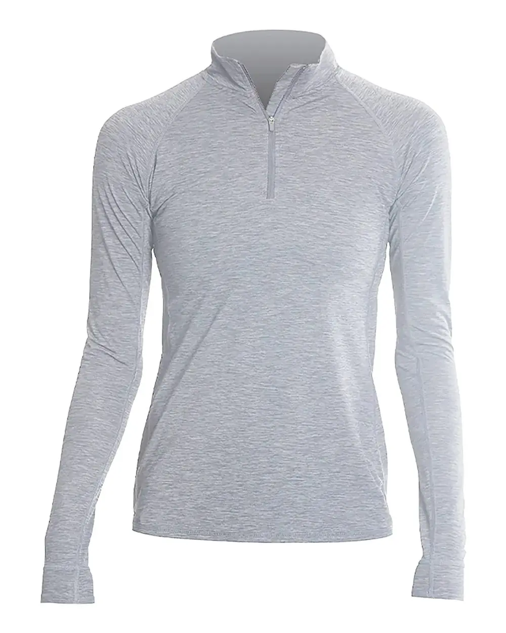 ANETIK Women's Flight Tech Quarter-Zip Pullover in Alloy Heathered