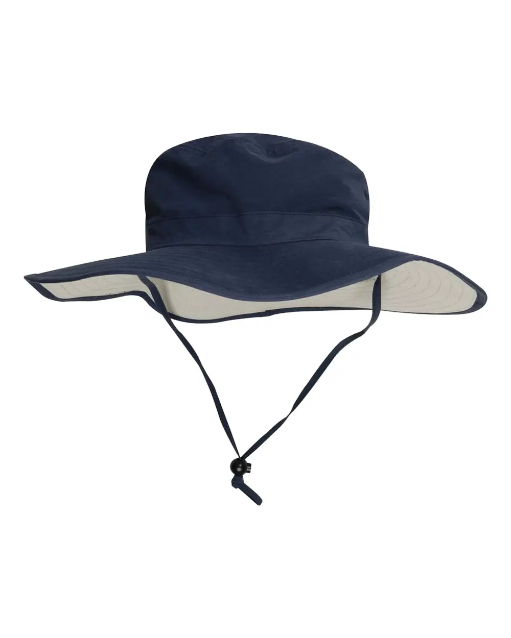 Adams Headwear Extreme Adventurer Bucket Hat in Navy/ Stone