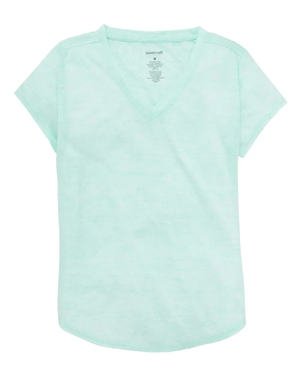 Boxercraft Girls' Snow Heather V-Neck T-Shirt