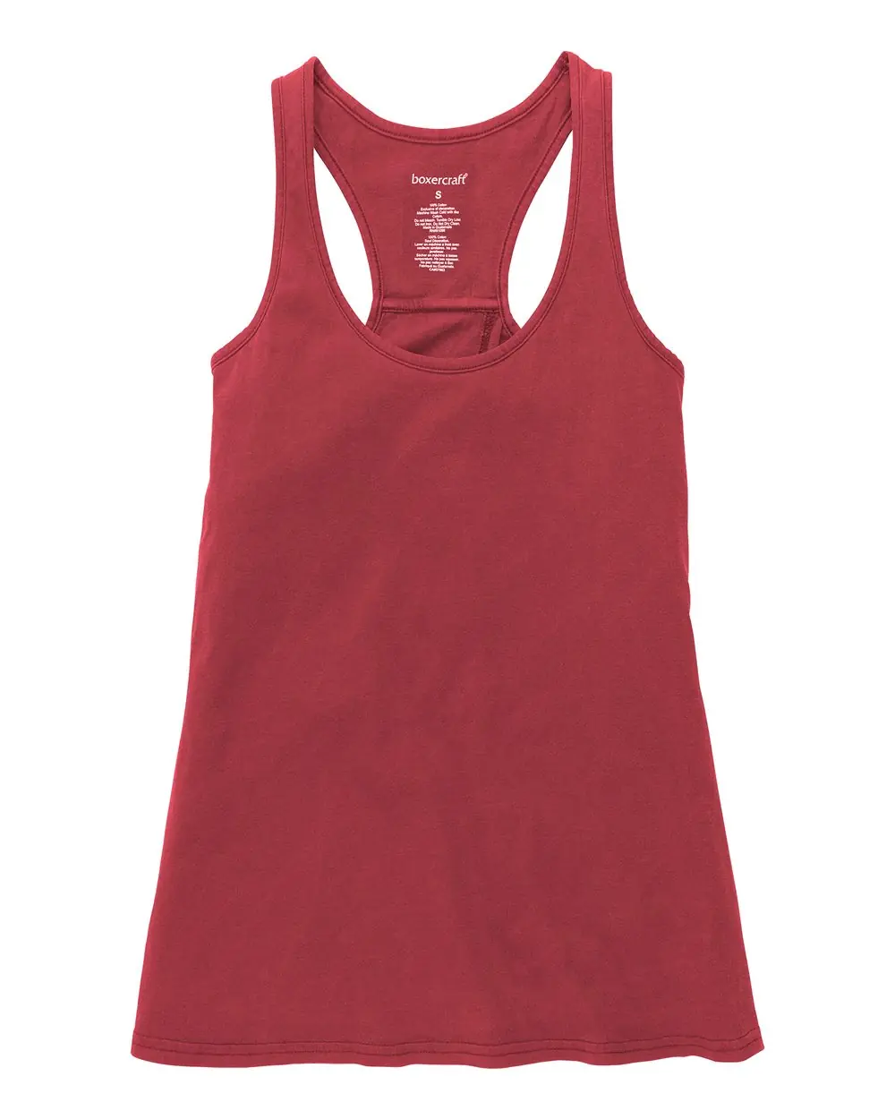 Boxercraft Girls' Vintage Charm Tank Top in Crimson