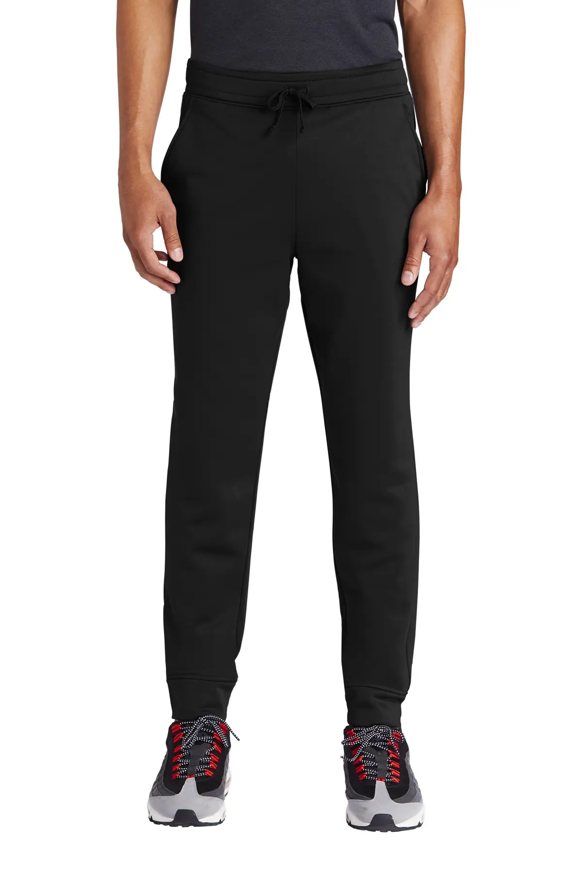 Sport-Tek Sport-Wick Fleece Jogger in Black