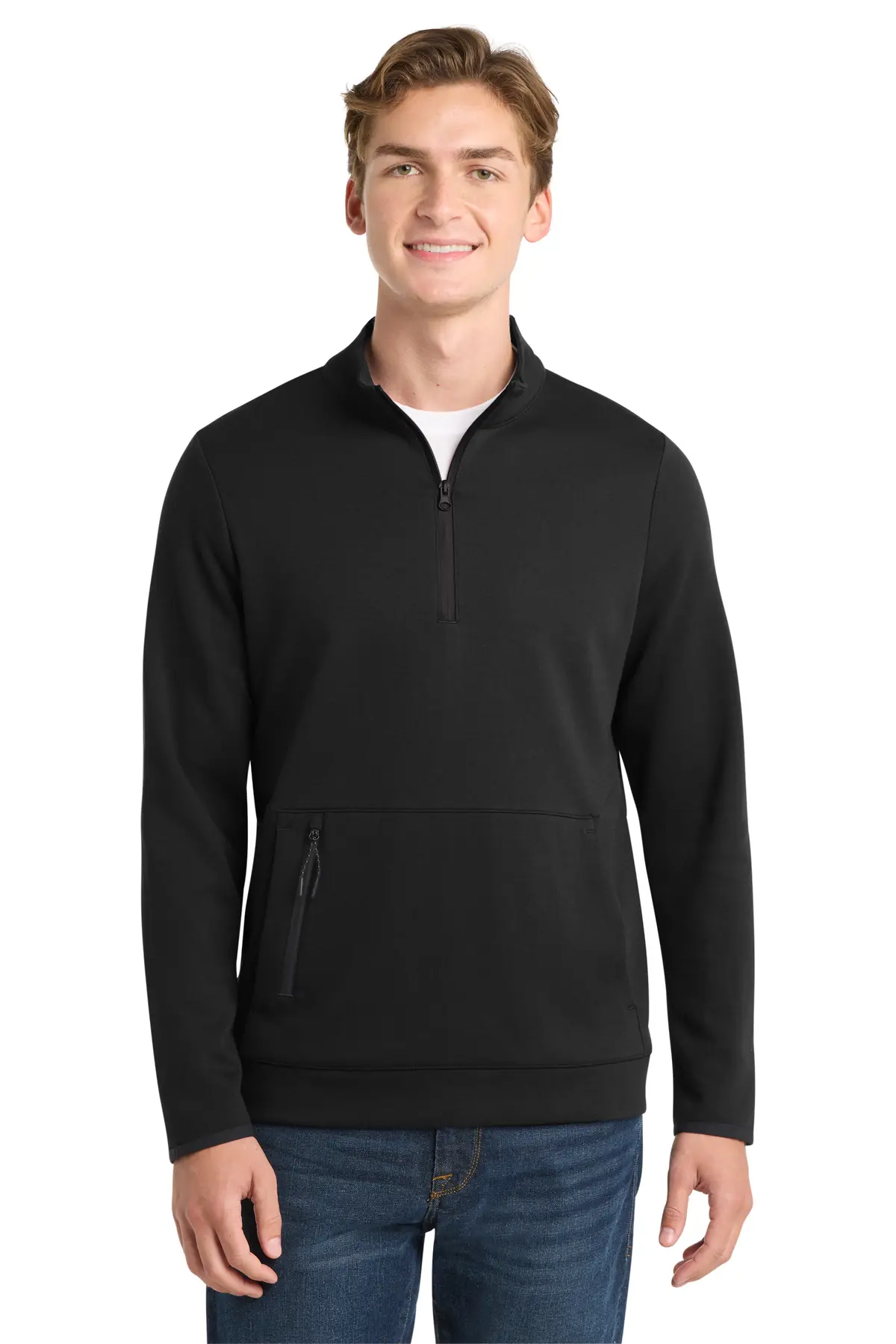 Sport-Tek Triumph 1/4-Zip Pullover in Black