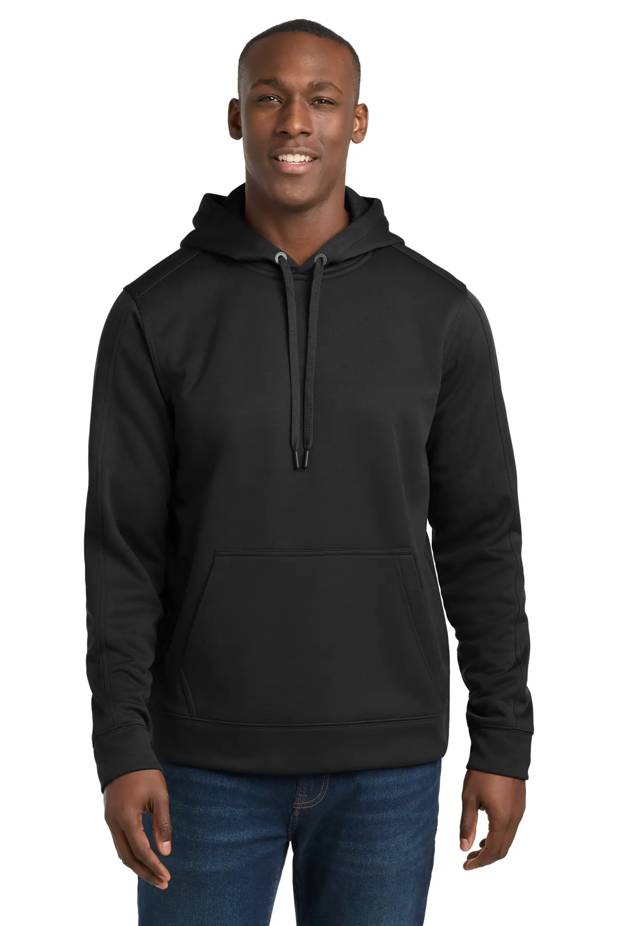 Sport-Tek Repel Fleece Hooded Pullover.