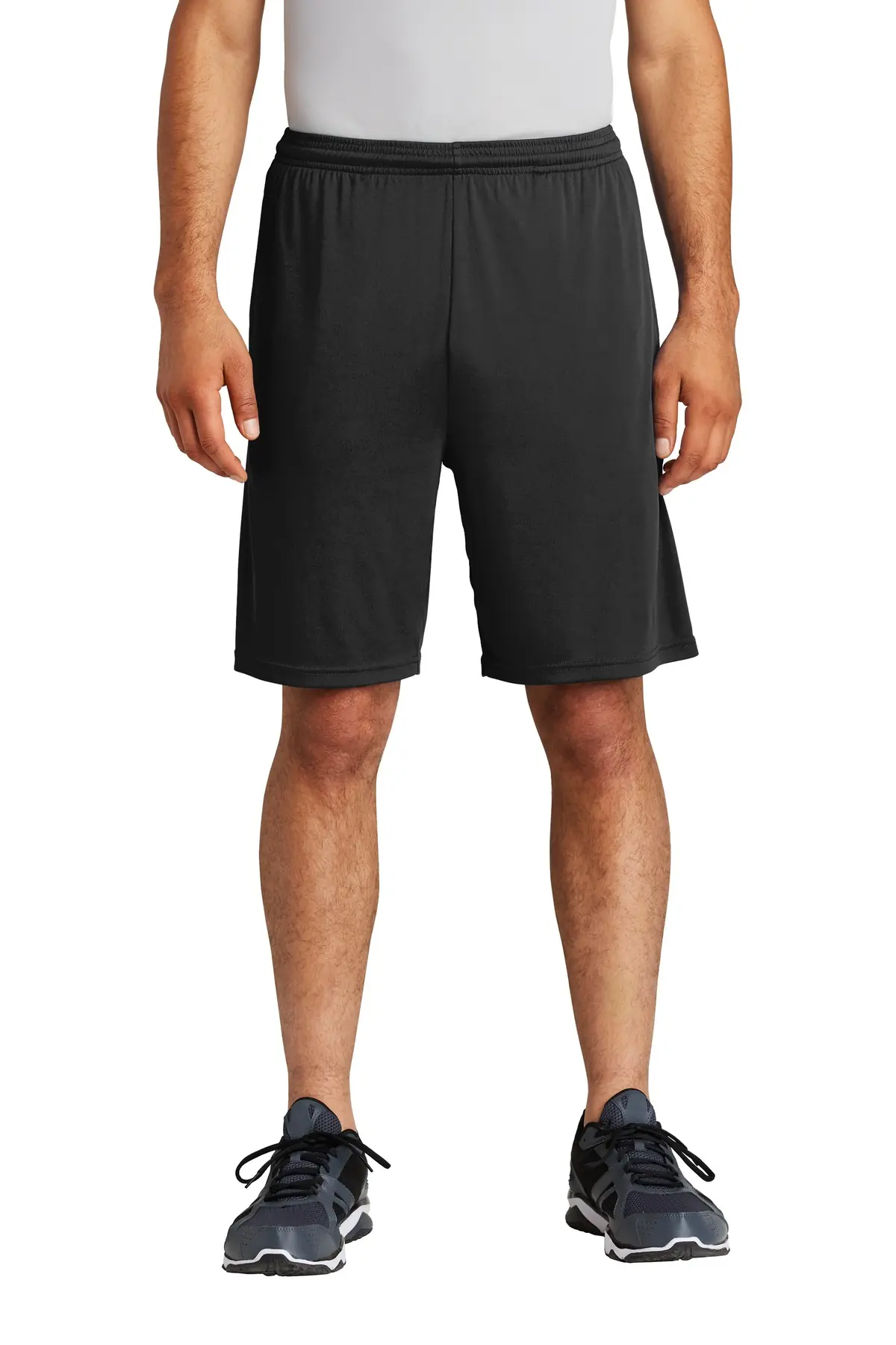Sport-Tek PosiCharge Competitor Pocketed Short. in Black