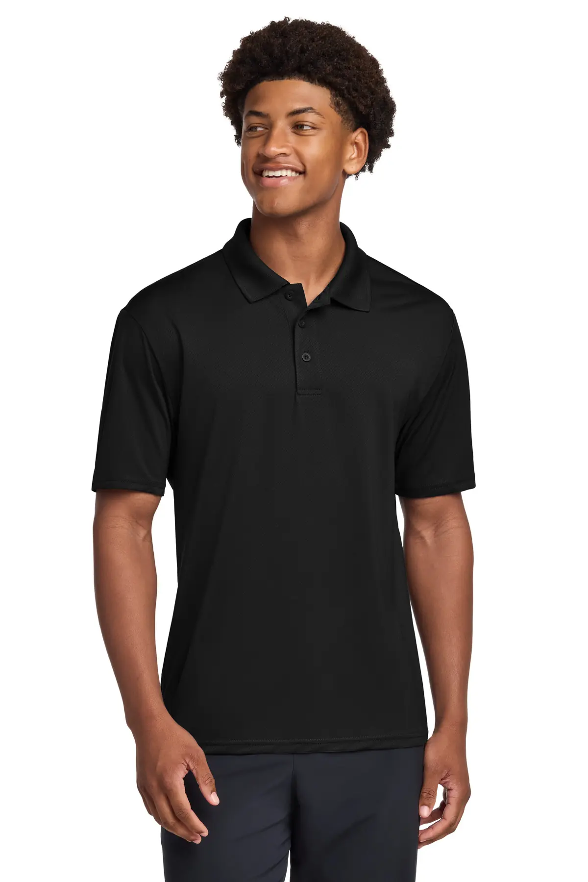 Sport-Tek Sideline Polo in Black