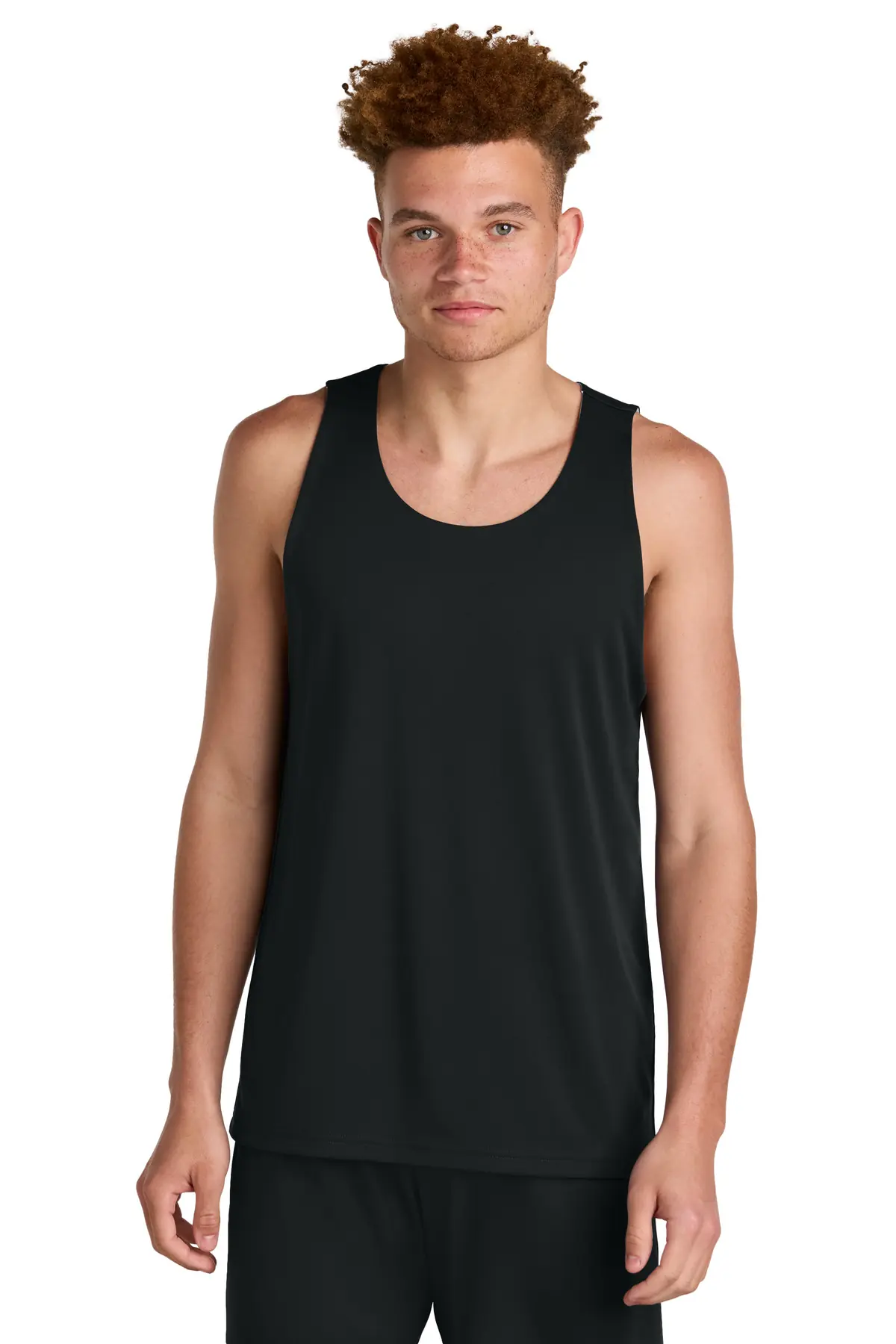 Sport-Tek PosiCharge Competitor Rev Tank in Black/ White
