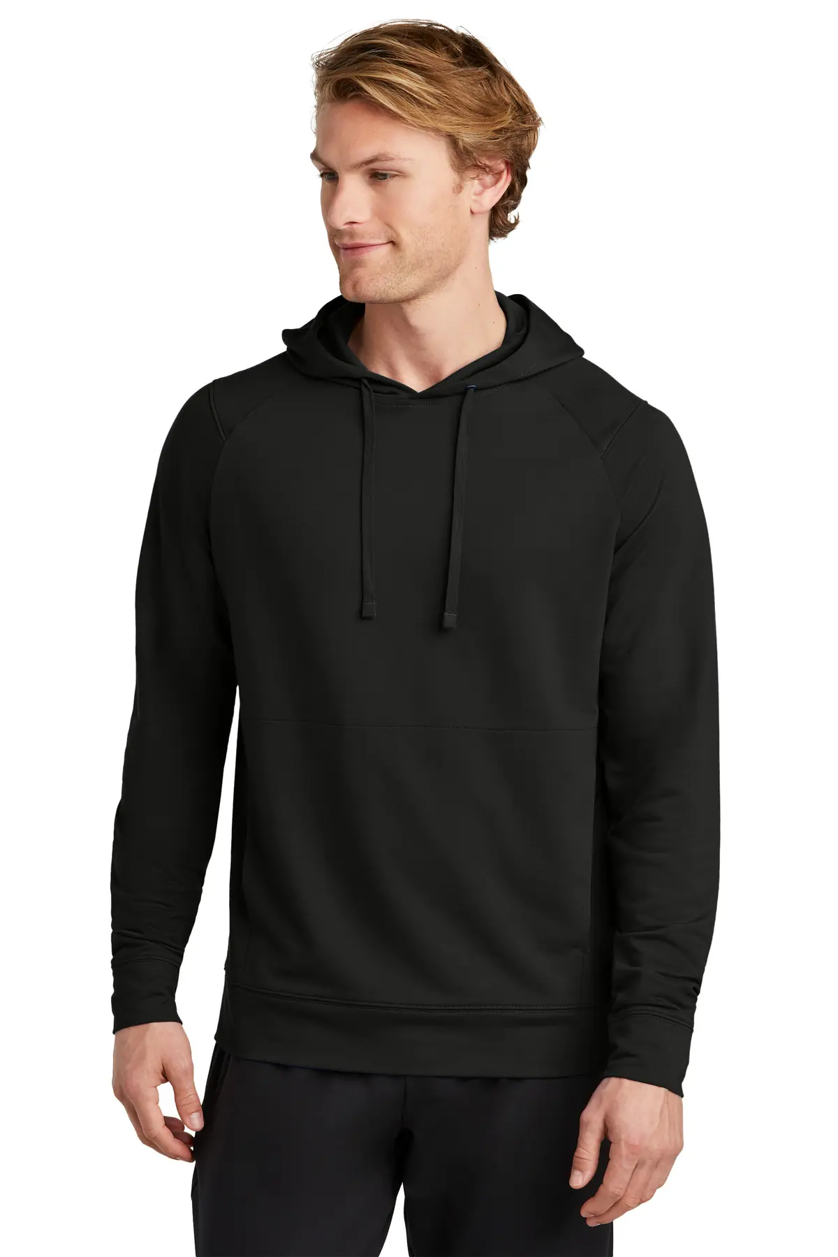 Sport-Tek Sport-Wick Flex Fleece Pullover Hoodie in Black