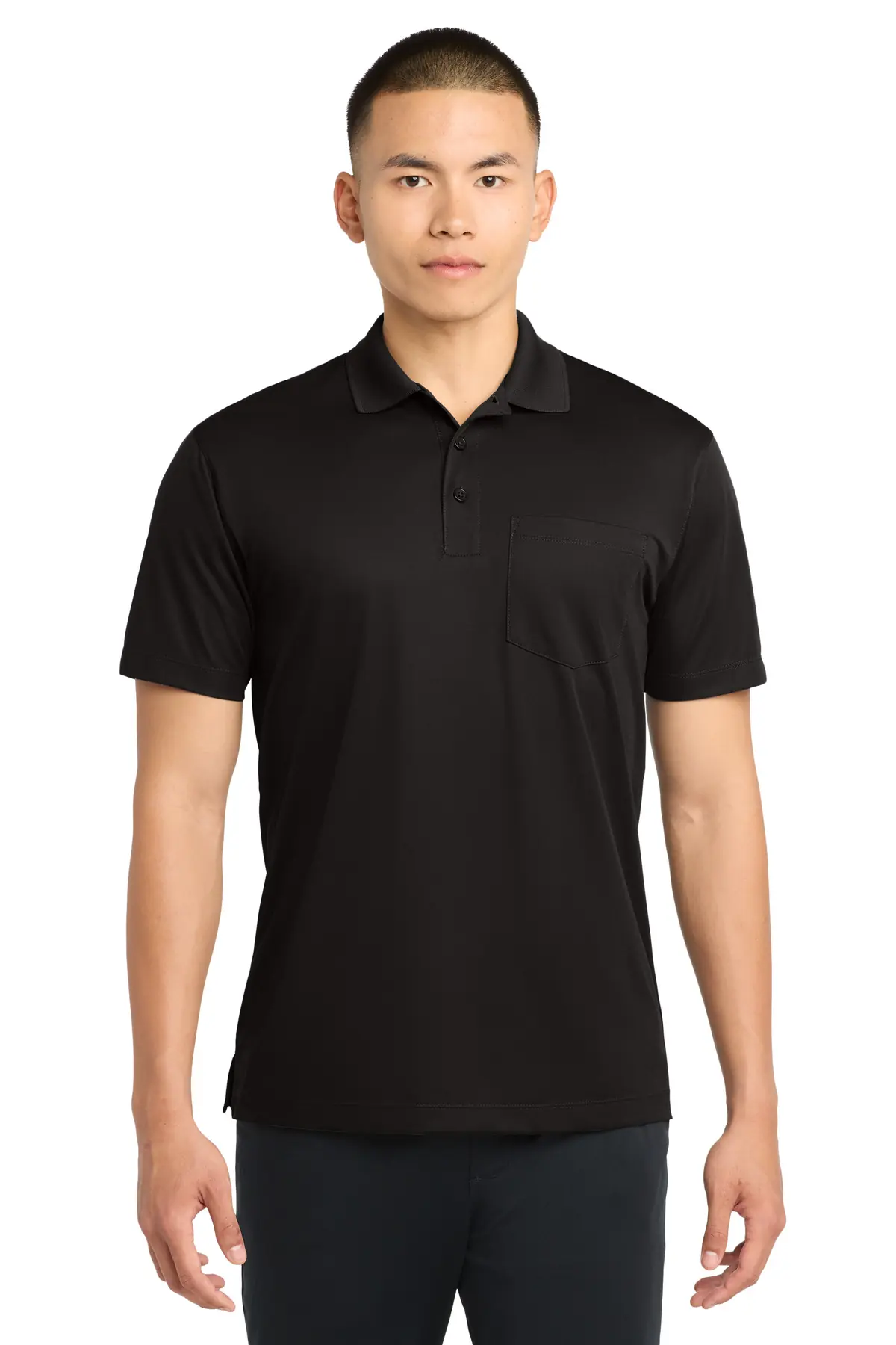 Sport-Tek Micropique Sport-Wick Pocket Polo.