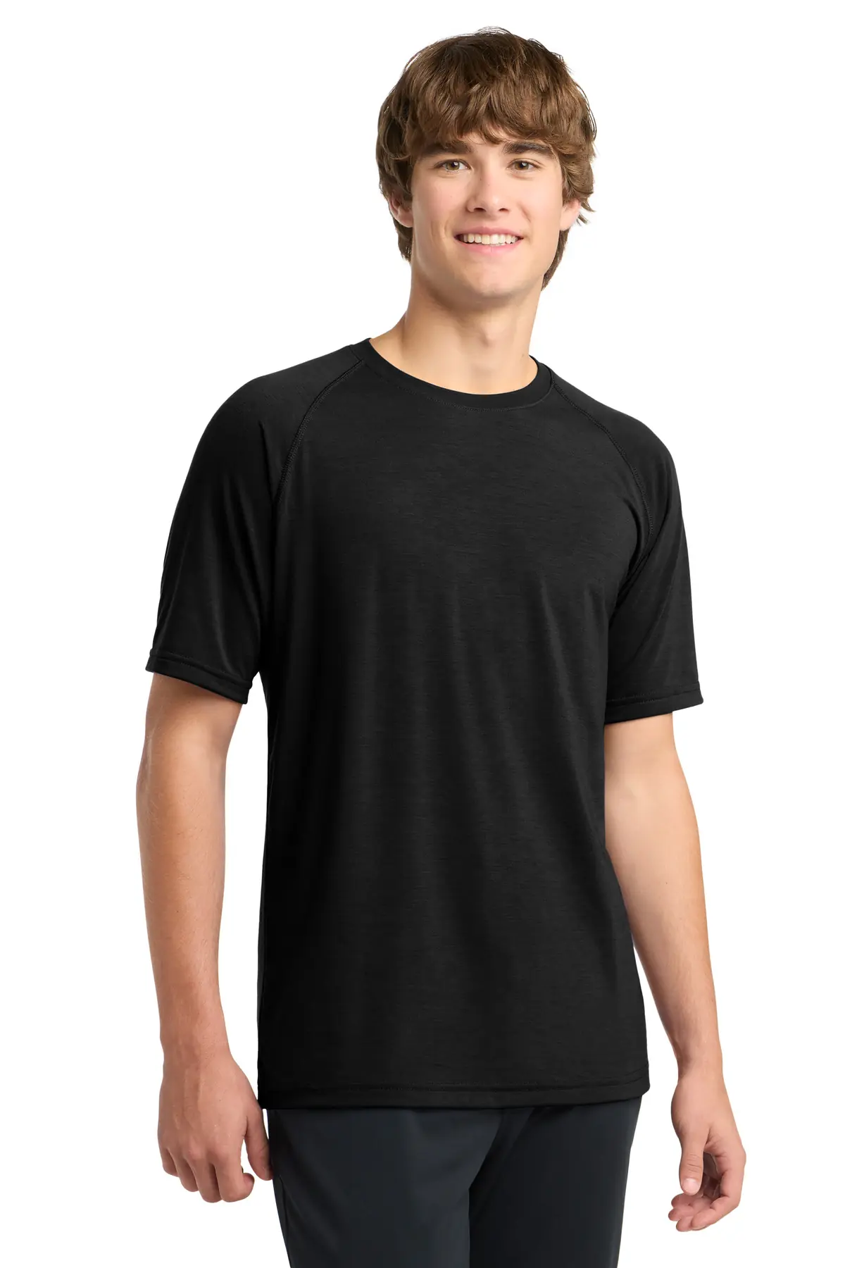 Sport-Tek Ultimate Performance Crew. in Black