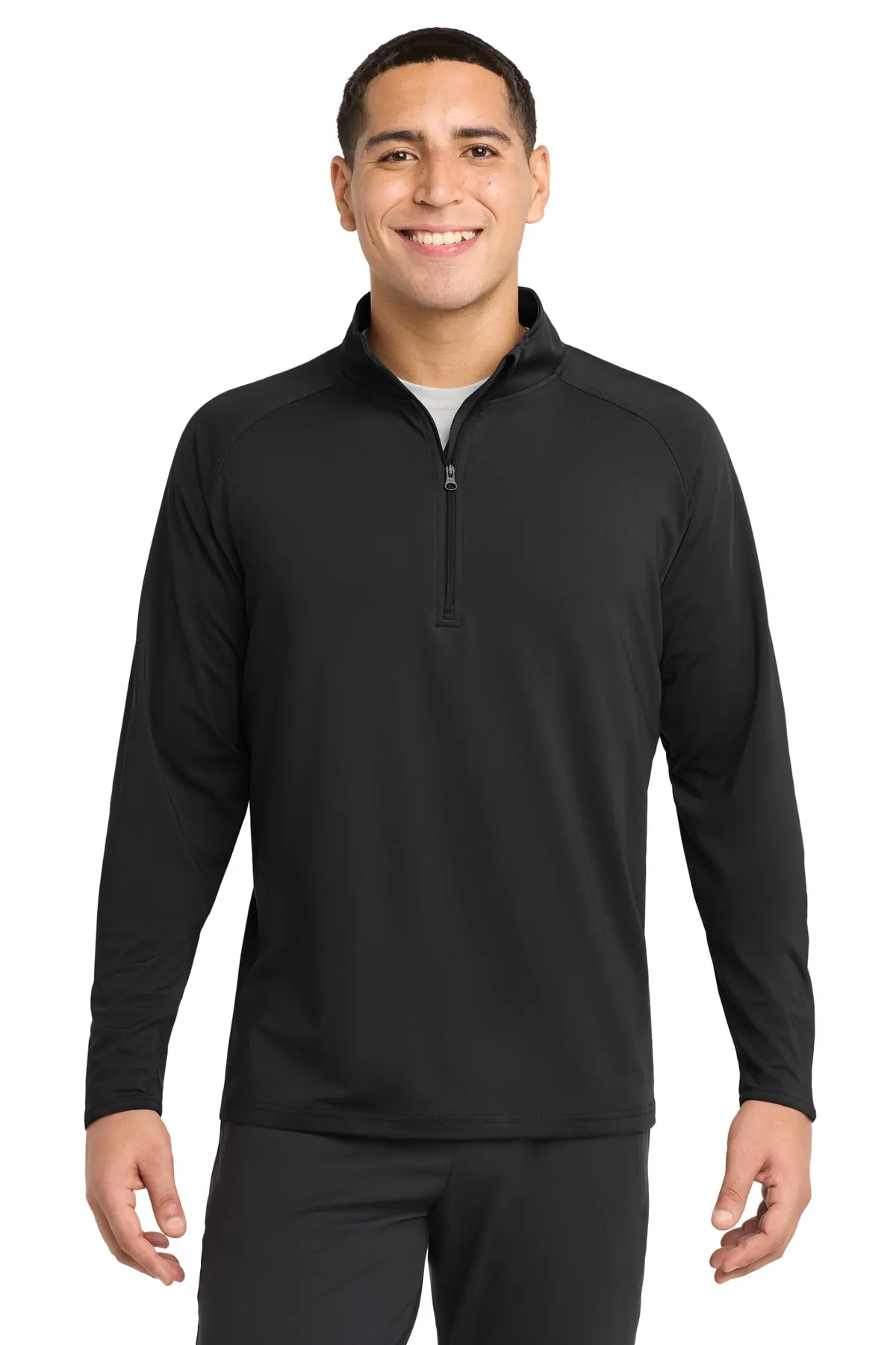 Sport-Tek Sport-Wick Stretch 1/4-Zip Pullover.