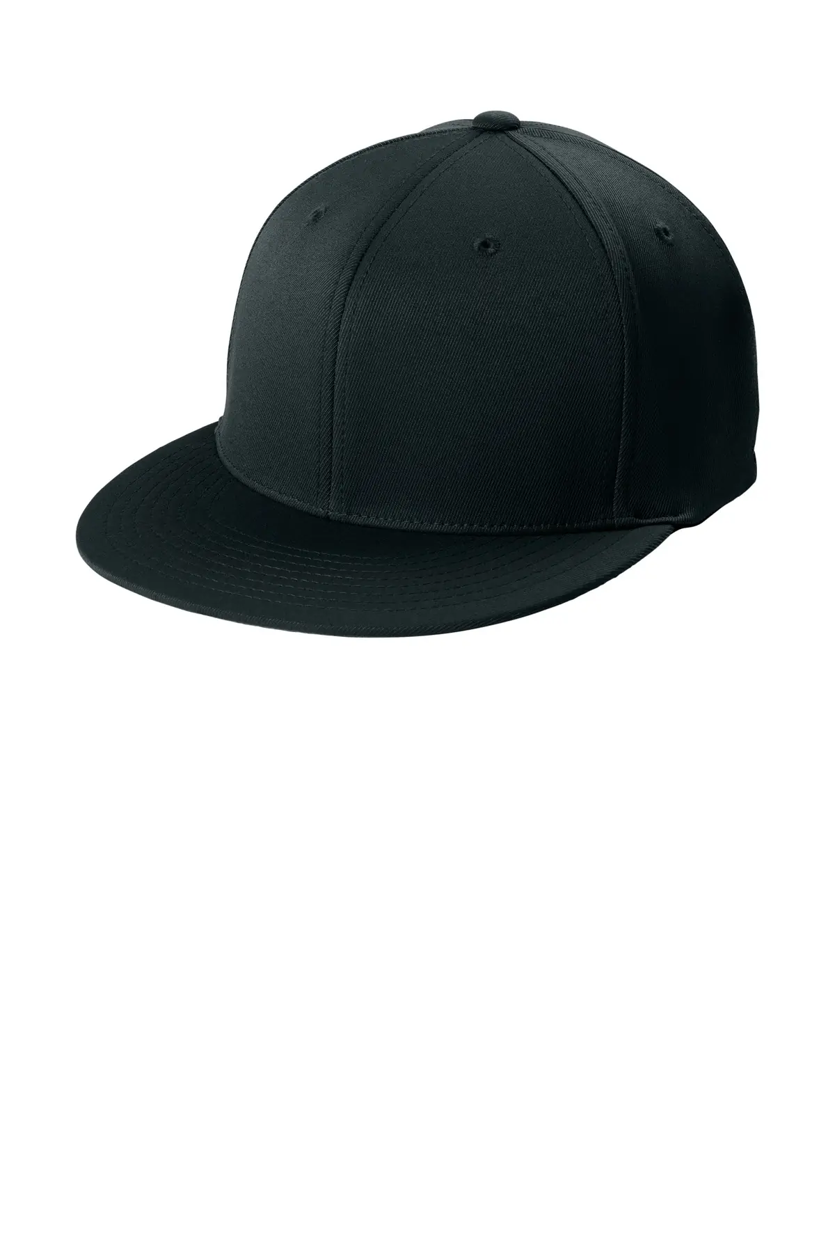 Sport-Tek Flexfit Flat Bill Cap in Black