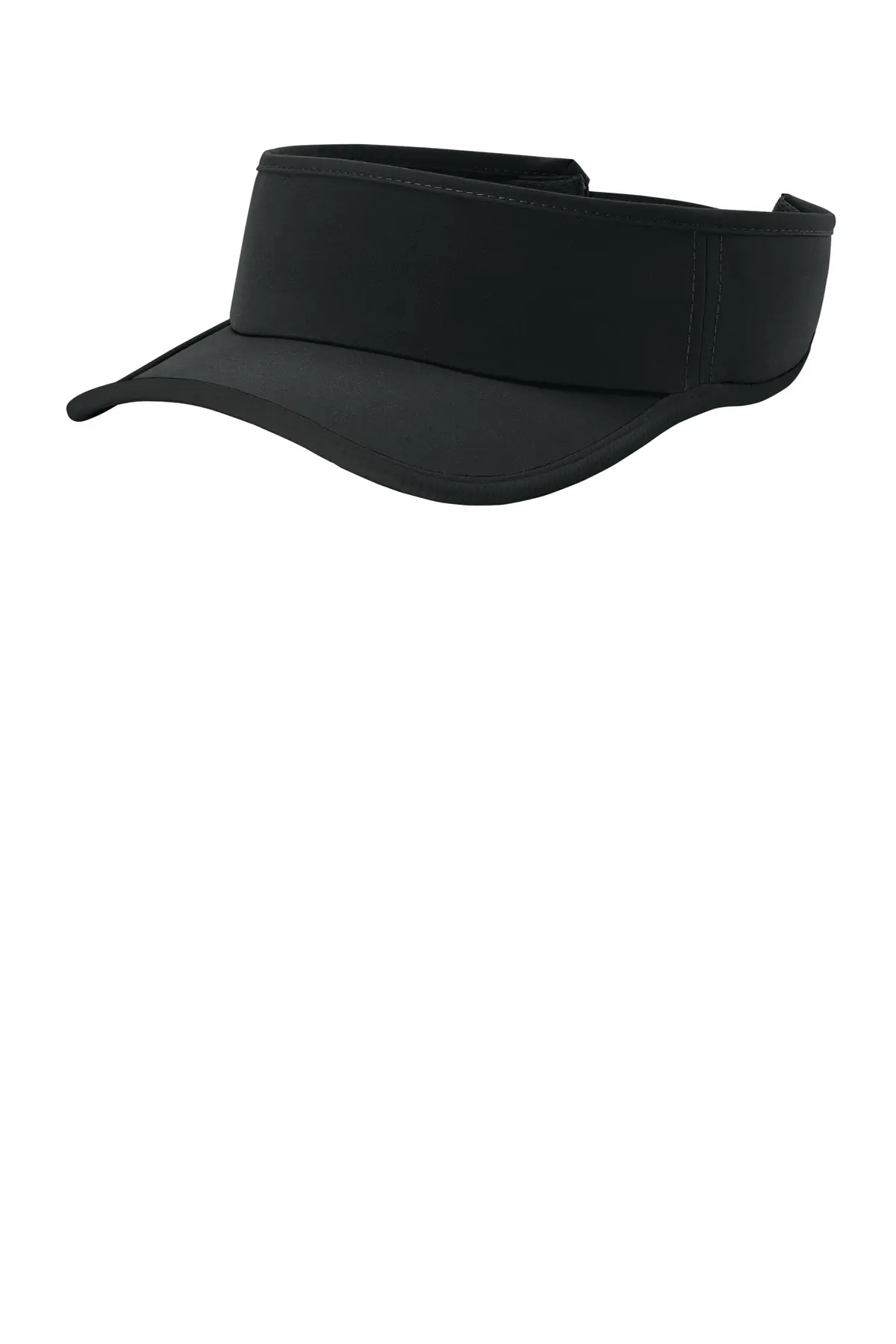 Sport-Tek Repeat Visor in Black/ Black