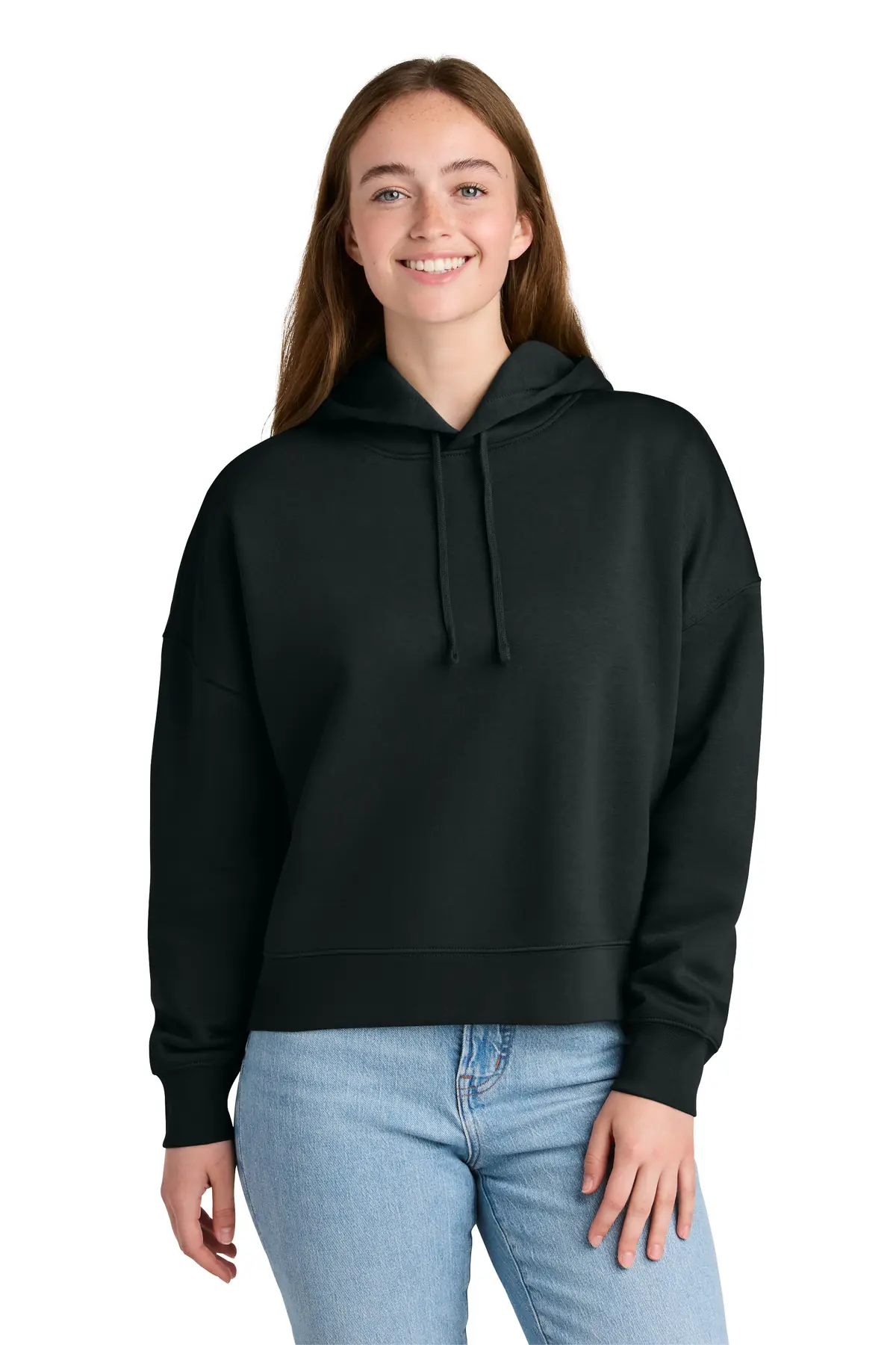 Stanley/Stella Women's Stella Nora Hooded Sweatshirt in Black