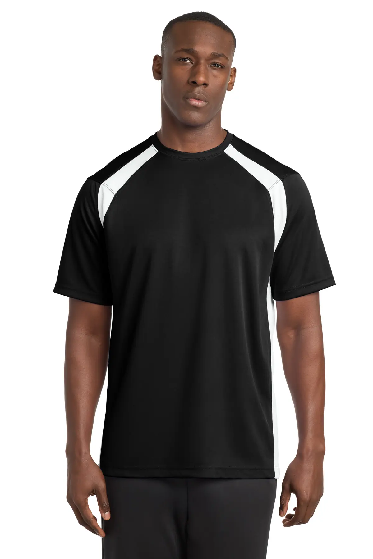 Sport-Tek Dry Zone Colorblock Crew.
