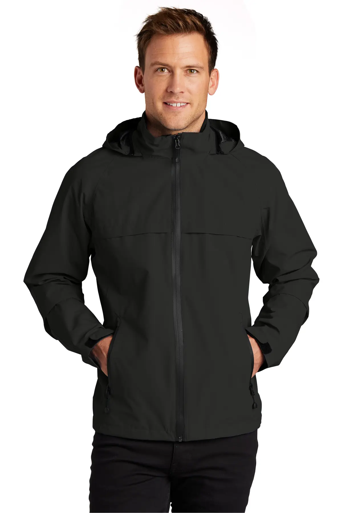 Port Authority Tall Torrent Waterproof Jacket in Black
