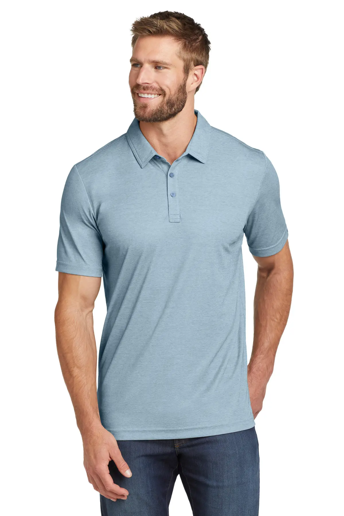 TravisMathew Oceanside Heather Polo.