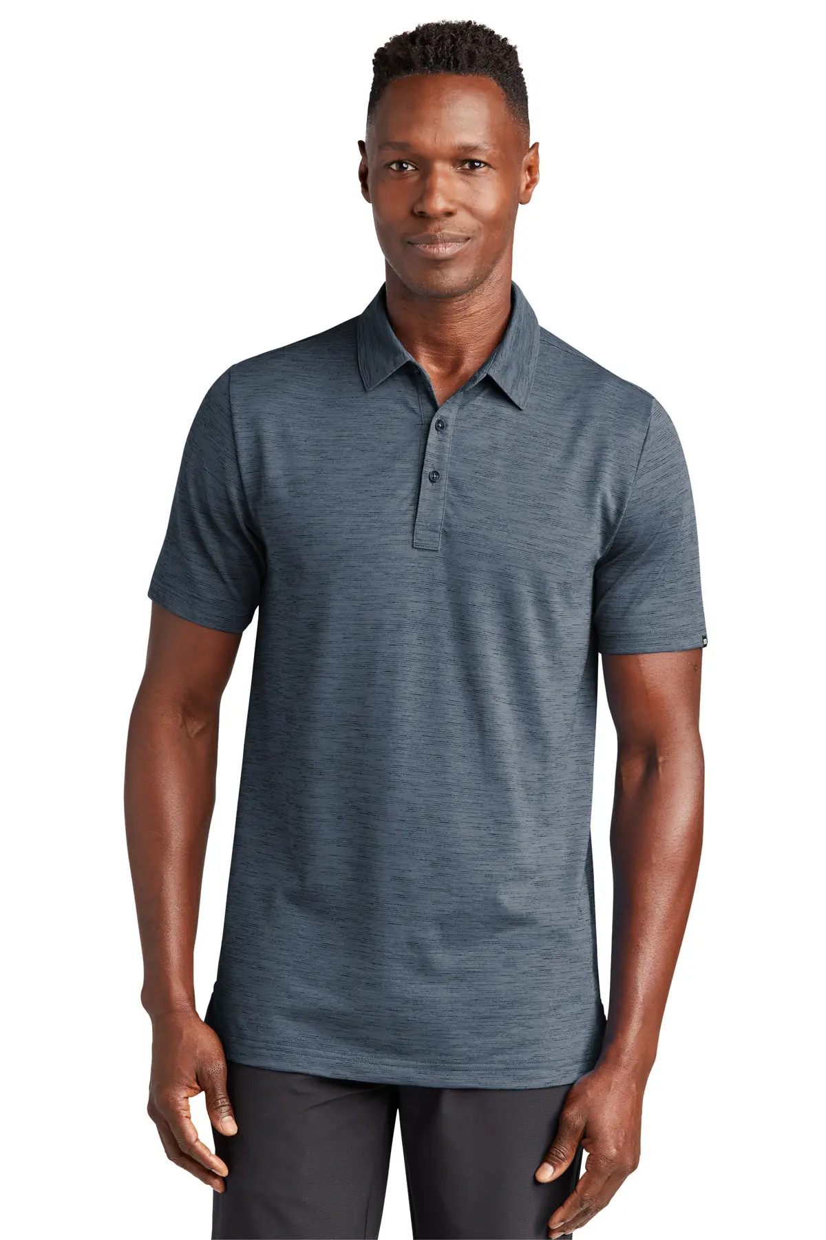 TravisMathew Auckland Slub Polo in Blue Nights