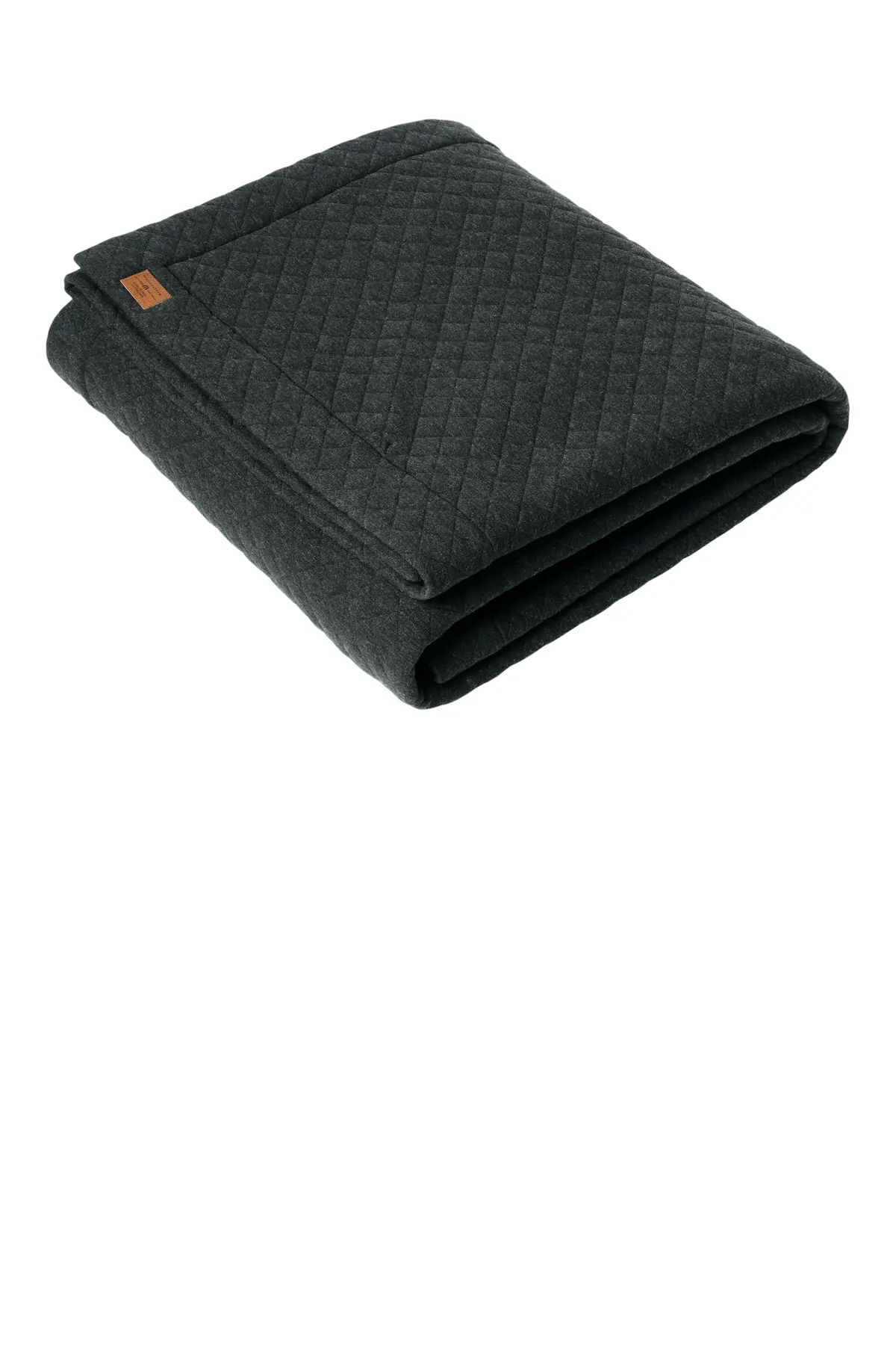 TravisMathew Diamond Quilt Blanket in Dark Grey Heather