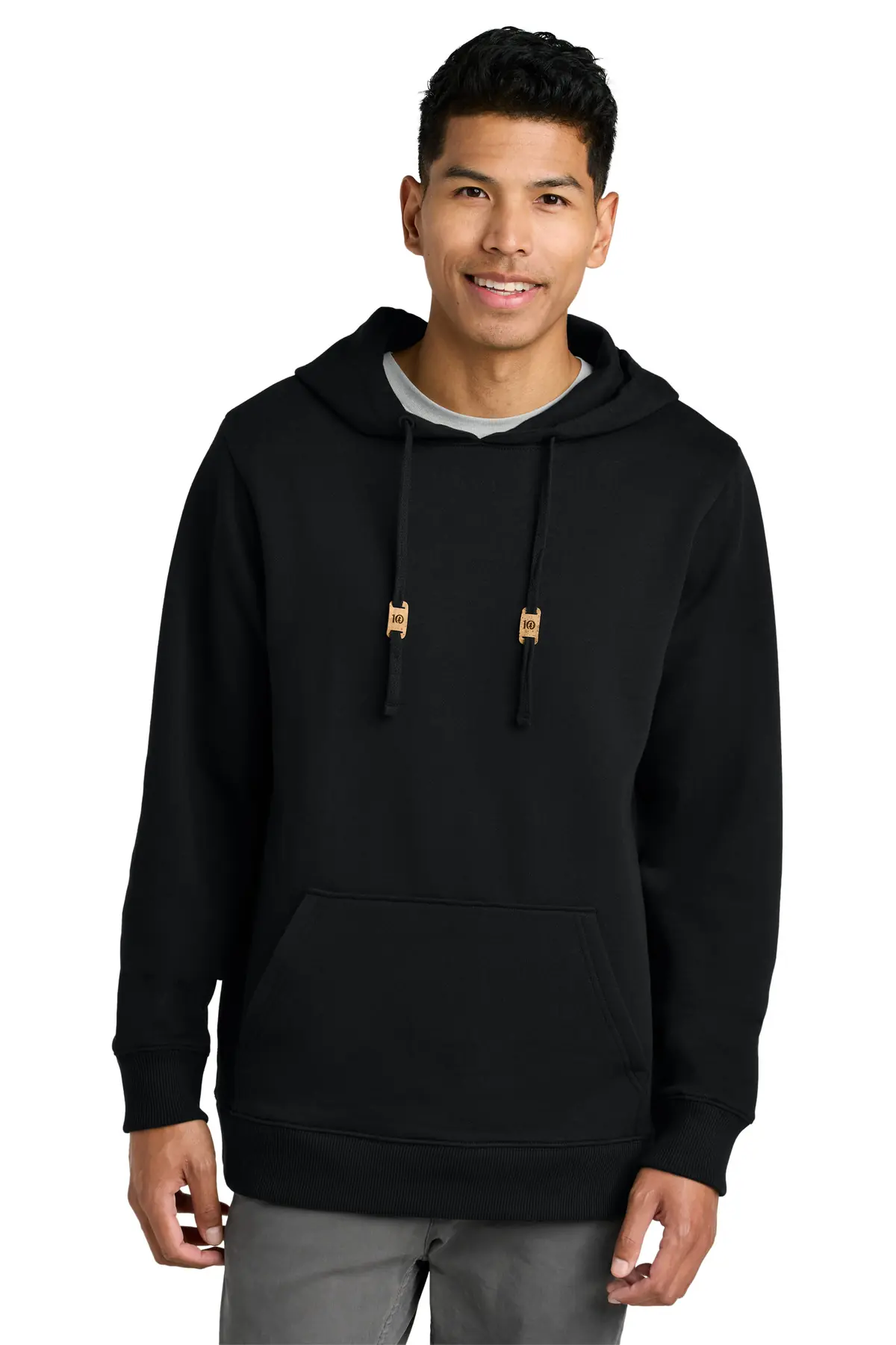 tentree LIMITED EDITION tentree Space Dye Fleece Classic Hoodie in Meteorite Black