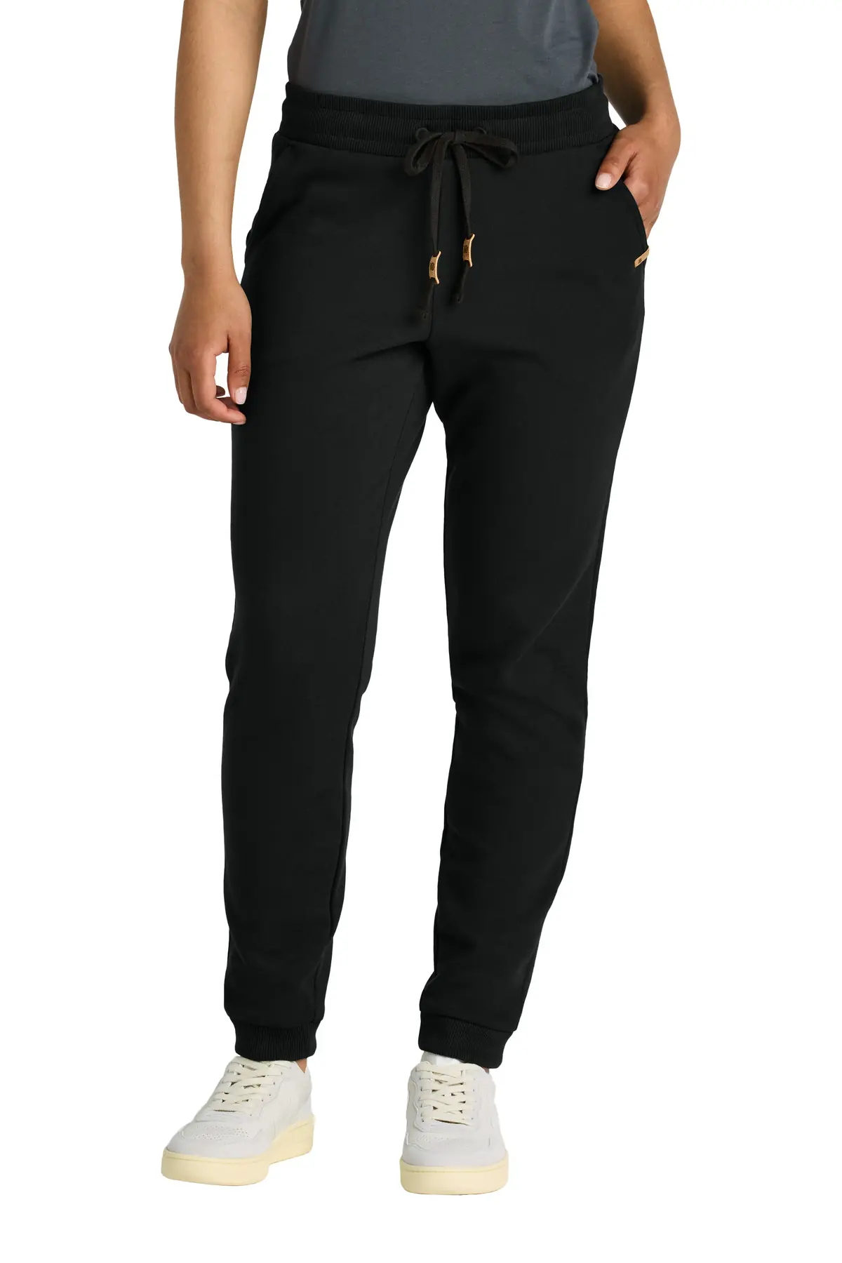 tentree Women's Bamone Sweatpant in Meteorite Black