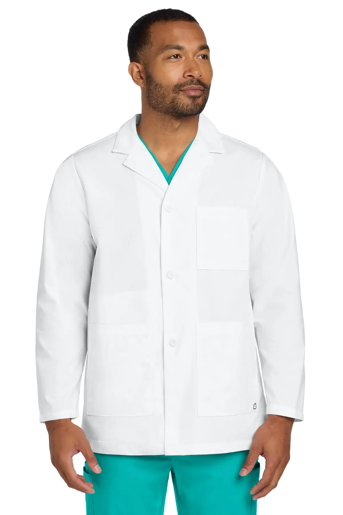 Wink Men's Consultation Lab Coat in White