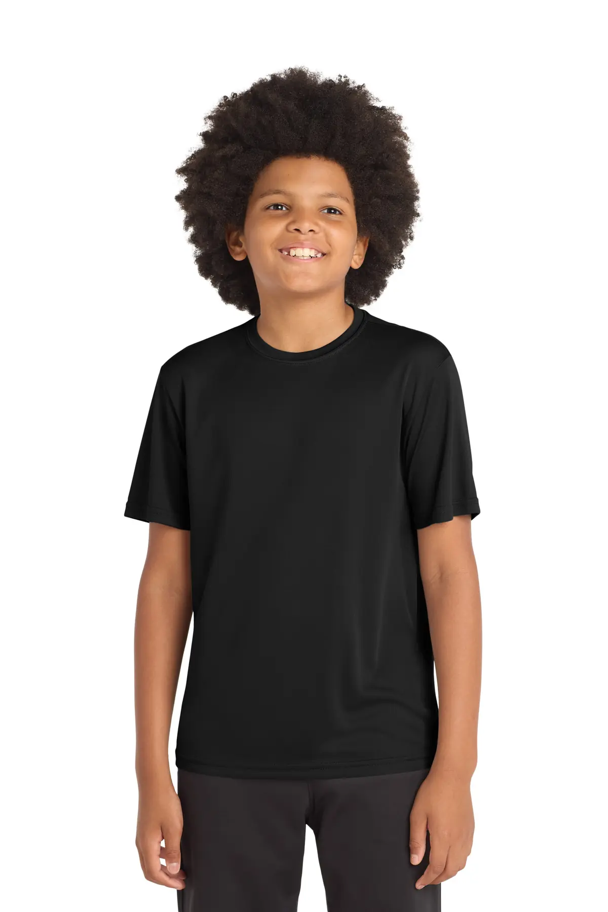 Sport-Tek Youth PosiCharge Competitor Tee. in Black