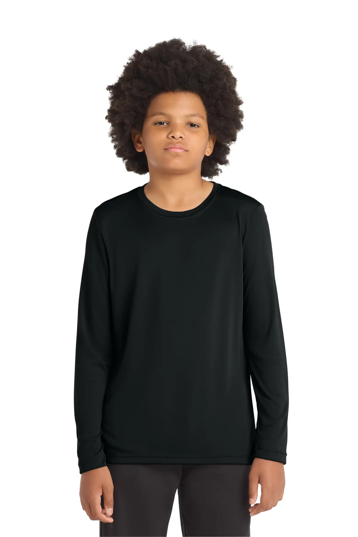 Sport-Tek Youth Posi-UV Pro Long Sleeve Tee.