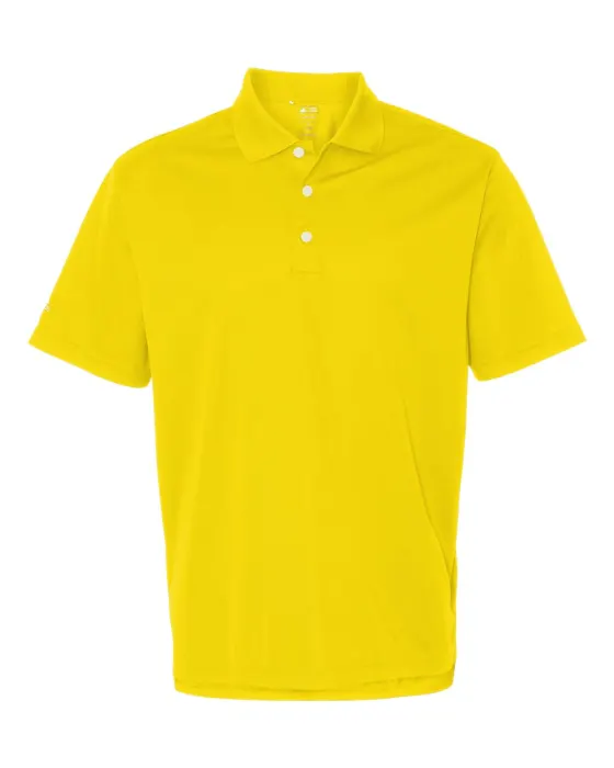 Climalite Basic Sport Shirt in Vivid Yellow White