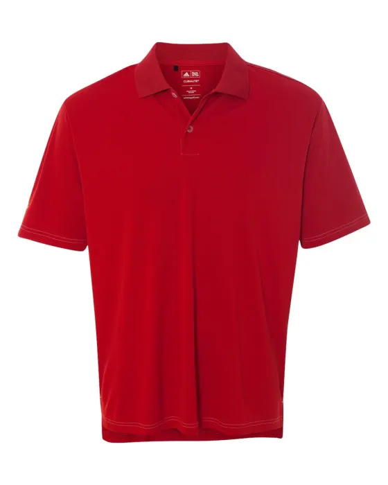 Climalite Contrast Stitch Sport Shirt in Power Red White