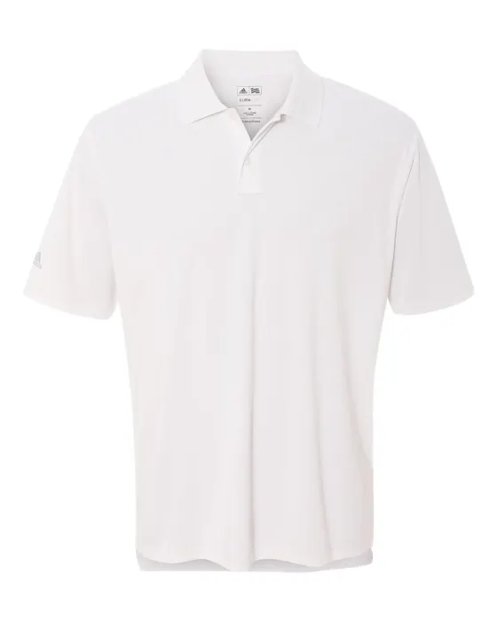 Climalite Contrast Stitch Sport Shirt in White Onyx Chrome