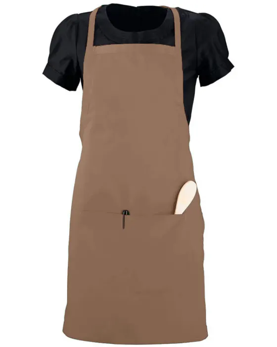 Waiter Apron with Pockets in Khaki