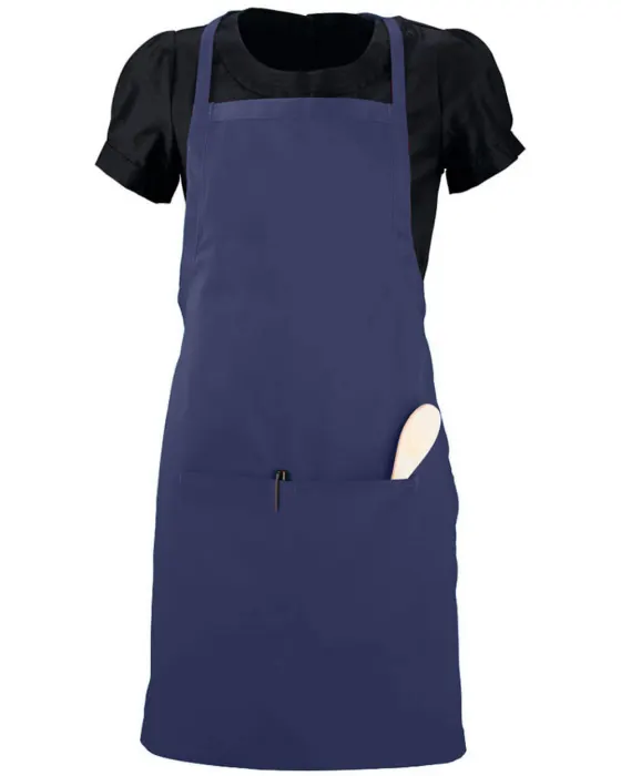 Waiter Apron with Pockets in Navy