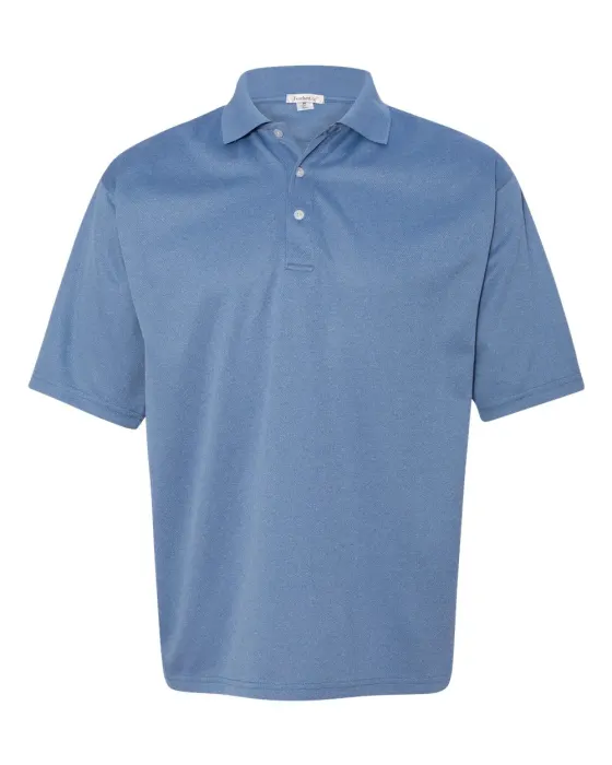 Moisture Free Mesh Sport Shirt in Heathered Blue