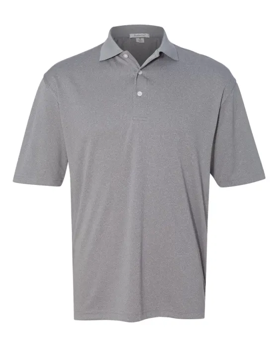 Moisture Free Mesh Sport Shirt in Heathered Steel