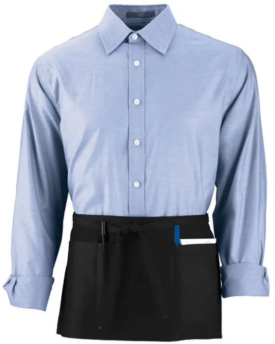 Cafe Waist Apron in Black
