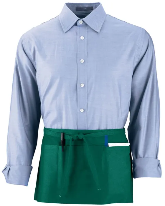 Cafe Waist Apron in Dark Green