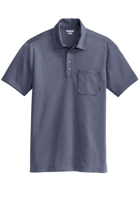 Express Polo in Blueprint Herringbone
